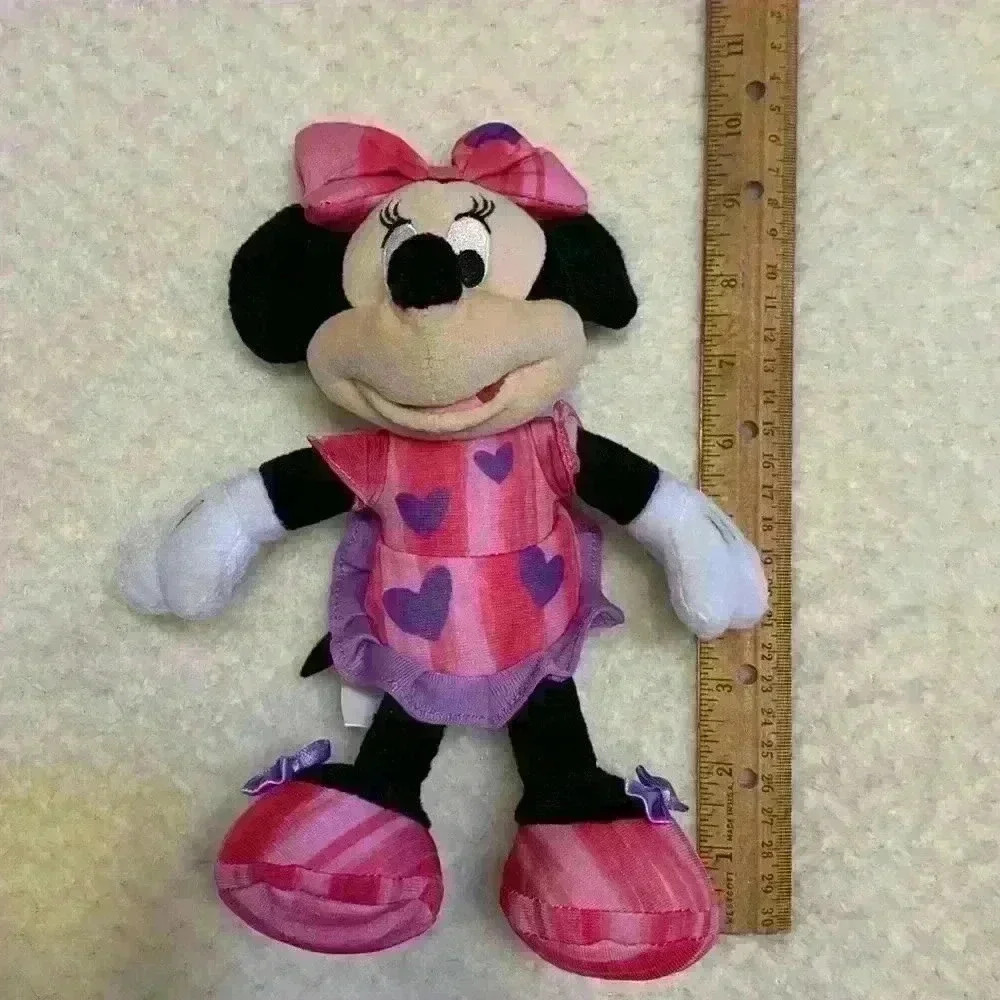 Minnie Mouse plush toy Disney Disney World Disney Land hearts valentines girly